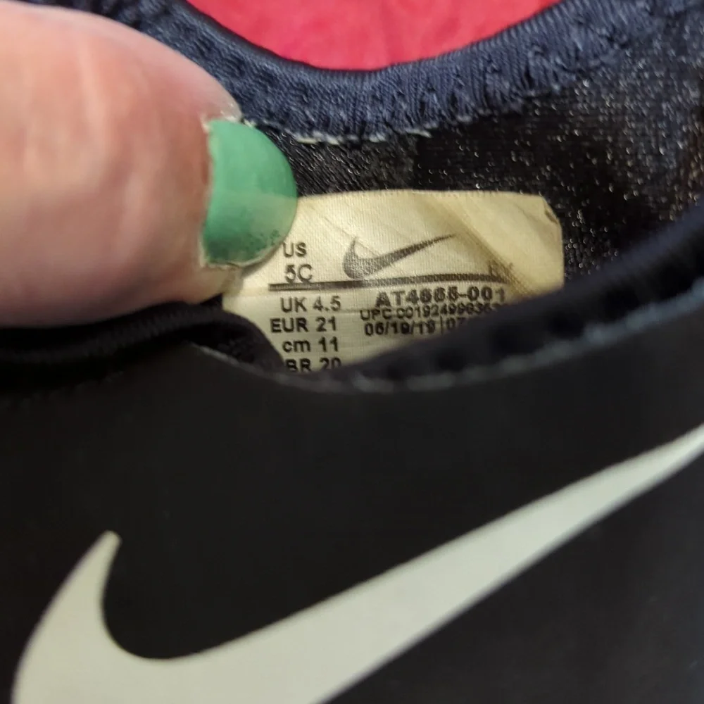 Nike Kids Black and White Shoes